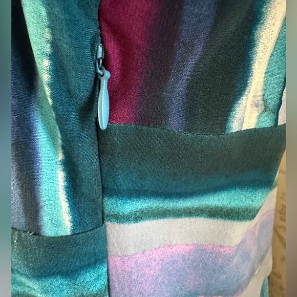 Rabbit Rabbit Rabbit design women’s short sleeves midi dress - Picture 5 of 8